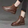 Botas Retro Martin Populares, Botas de Cano Curto Femininas, Nova Coleção Outono/Inverno 2026, Estilo Coreano, Salto Baixo, Versátil e Forradas com Lã