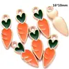 Accesorios de Aleación para Joyería DIY, Colgantes de Frutas y Verduras con Goteo de Aceite, Colgantes para Collar, Accesorios para Aretes W207
