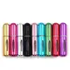 Botella Dispensadora Cosmética Portátil de 5ml, Botella Spray para Perfume Auto-Bombeante Rellenable por Abajo, Botella Vacía para Muestras Pequeñas, Botella Spray