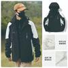 Conjunto de Jaqueta Três em Um 2024 com Forro de Fleece, Roupa de Montanhismo à Prova de Vento e Impermeável, Impermeável Profissional