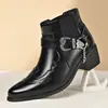 Suministro directo de la fábrica de origen Transfronterizo talla grande temu Botines Cortos Primavera y Verano Botines Chelsea para Hombre tk