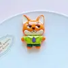 Accesorios de Resina de Animales de Dibujos Animados Brillantes para DIY: Ligas para el Cabello, Pinzas para el Cabello, Pegatinas para Fundas de Teléfono, Decoraciones para Zuecos, Dijes para Zapatos. Venta al por Mayor.