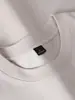 Camiseta de Manga Corta con Cuello Redondo de Algodón de Fibra Larga Solona para Hombre, Color Sólido Minimalista Versátil Holgada Transpirable Antibacteriana Hombro Normal