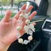 Nuevo estilo coreano, anillo de amor con cuentas, adornos para coche, llavero, colgante, bolso personalizado, cadena decorativa, venta al por mayor