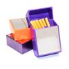 Pacote com 20 Porta-Cigarros Espelhado, Porta-Cigarros Portátil Masculino, Porta-Cigarros de Plástico, Caixa de Armazenamento para Cigarros, Venda por Atacado de Porta-Cigarros