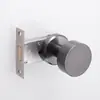 Fechadura de Porta Redonda Invisível de Aço Inoxidável Fechadura de Porta de Quarto Fechadura de Porta Silenciosa Oculta Maçaneta de Porta de Lado Único para Porta de Madeira Fechadura de Porta Oculta