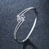 Anillo de Corazón Coreano para Mujer ins Tendencia Celebridad de Internet Pulsera Versátil Diseño de Estilo Frío Pulsera Joyería al por Mayor