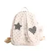 Nova Bolsa de Grande Capacidade 2026 com Bolinhas Fofas, Bolsa de Trabalho Estilo Coreano com Orelhas de Coelho, Mochila de Alto Valor