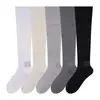 Calcetines de compresión, calcetines deportivos para pantorrillas de mujer, estilo fino de verano, adecuados para fitness, Pilates, bádminton, ballet, estilo MIU, calcetines JK