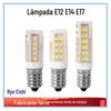 Lâmpada LED para geladeira, milho bolha, base de rosca E12/E14/E17, lâmpada econômica 5W7W9W10W, cerâmica, para uso doméstico
