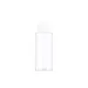 Botella de tóner de 50 ml en stock, botella PET de hombro plano, botella dispensadora de líquido de esencia, botella de hidrosol de plástico, material de embalaje cosmético