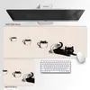 Mouse Pad Antiderrapante e Resistente a Manchas com Tema de Gato Estilo Fofo, Venda Direta da Fábrica, Mouse Pad Grande Personalizável, Tapete de Mesa para Escritório