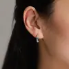 Pendientes de Plata de Ley 925 Nuevos Sencillos Retro Malquita Bambú para Mujer Moda Elegante Gama Alta Nuevos Pendientes Chinoserie
