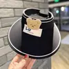 Visera de Verano para Niños, Sombrero con Visera, Sombrero con Protección Solar para Niños y Niñas, Sombrero de Sol Lindo, Sombrero de Sol para Bebé, A prueba de viento con Ala Ancha