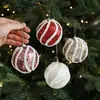 Bola de Navidad decoración de árbol de Navidad lentejuelas espuma colgante de bola de Navidad decoración de Navidad adorno de bola de peluche