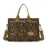Nova Bolsa de Ombro Cruzado de Lona Feminina de Inverno 2025 Casual Simples Grande Capacidade Cor Sólida Bolsa de Mão para o Trabalho para Mulheres