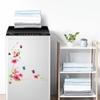 Zy2007 Acuarela Flor Vid Mariposa Decoración de Fondo Vidrio Refrigerador Lavandería Adhesivo de Pared Transfronterizo Removible
