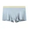 Paquete de 60 Calzoncillos tipo bóxer sin costuras, transpirables, de alto elástico y con bloques de color para hombre