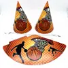 Suministros para Fiesta de Cumpleaños Temática de Baloncesto Transfronteriza Taza de Papel para Fiesta Plato de Papel Servilleta de Papel Taza de Papel Mantel Traje Decorativo