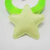 Accesorios para el cabello para niños, horquillas, accesorios para trajes, tela de color caramelo, estrella de cinco puntas rosa y dorada, tocado artesanal, materiales hechos a mano