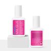 Cola para Unhas 15ml Sem Luz Secagem Rápida Forte Adesivo de Unha Transparente Frasco Grande com Pincel Cola de Unha Usável Transfronteiriça