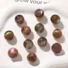 Estilo ins vintage, exquisitos, redondos, adornos de resina con purpurina brillante para pendientes DIY, accesorios para el cabello y pinzas para el cabello
