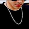 Collar de Acero de Titanio Popular de Moda Hip-Hop que No se Desvanece Hiphop Personalizado Cadena de Pareja Masculina y Femenina Accesorios Versátiles para Sudadera