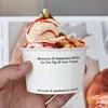 Tazones de Papel Desechables para Helado, Vasos de Papel Personalizados para Yogur Helado, Cajas para Helado, Tazones y Vasos de Papel Comerciales
