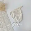 Chapéu de Bebê com Bordado de Renda Estilo Fino Primavera/Outono Protetor Solar de Verão para Menina Chapéu de Corte com Amarração