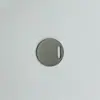 Etiqueta de acero inoxidable etiqueta de cuaderno en blanco etiqueta de oblea pulida etiqueta de cola para marcado láser de logotipo