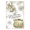 Pintura em lata de Natal atacado Véspera de Natal pintura decorativa de ferro fornecimento transfronteiriço Europa e Estados Unidos decoração de atmosfera festiva retrô