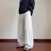 Pantalones deportivos casuales de retazos deconstruidos estilo retro americano, corte holgado, para jóvenes, talla grande, moda trendy