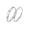 Anillos de Pareja de Verano Versátiles de Diseño Simple Mobius Niche para Estudiantes Venta al por Mayor