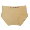 Ropa interior sin costuras de algodón puro para niñas, 5A antibacteriana, bordada con hilo de letras, fina, levanta glúteos, de cintura media, bragas para mujer levanta glúteos