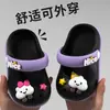 Tamancos Mary Jane Infantis de Verão para Meninas, Sapatos Fechados Respiráveis Antiderrapantes com Toque Macio, Adequados para Uso Externo, Sandálias de Praia Princesa