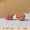 Talla en Madera de Ciprés Rojo Dibujos Animados Lindos Juego Cultural Accesorios de Cuentas Budistas Adornos Hechos a Mano DIY Pulseras Llaveros Al Por Mayor