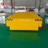 Caminhão de Trilho com Mesa Plana e Controle Remoto, Alimentado por Bateria, Capacidade de Carga de 20 Toneladas, Carrinho Móvel de Trilho para Giro de Material