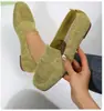 Transfronterizo Verano 2025 Nuevos Zapatos Planos Redondos de Gran Tamaño de Comercio Exterior Europeo y Americano para Mujer de Boca Baja Estilo Deportivo Casual para Mujer