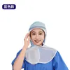 Gorras de Trabajo para Procesamiento en Fábrica de Alimentos, Sombreros de Chal Grande, Gorras de Trabajo Unisex a Prueba de Polvo para Taller