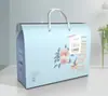Fabricante de Personalización de Cajas de Color para Colchas de Verano, Personalización de Cajas de Embalaje para Mantas Finas de Oficina, Personalización de Cajas de Regalo para Juegos de Cuatro Piezas de Textiles para el Hogar