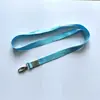 Comercio exterior transfronterizo 16MM de ancho negro líneas finas imitación nailon ID certificado cordón insignia etiqueta tarjeta set de tarjetas cordón venta al por mayor