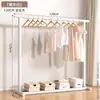 Perchero de Madera Maciza para Uso Doméstico, Perchero de Pie para Entrada, Secador de Ropa de Madera Simple para Interiores
