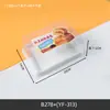 Caixa de embalagem blister descartável de PET para produtos de panificação, caixa de embalagem para pão de ló de feijão vermelho, caixa transparente para pão de forma