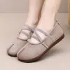 2026 nuevos zapatos de invierno para mujer estilo Birkenstock, de suela gruesa, que aumentan la altura, de uso bidireccional, mocasines slip-on de cierre completo retro y zapatos de algodón
