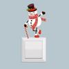 Ano Novo Natal Novo Papai Noel Boneco de Neve Alce Interruptor Adesivo Jardim de Infância Dormitório Decoração de Sala de Aula Hongyan