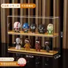 Suporte de Armazenamento e Exibição para Caixas Surpresa para Figuras, Vitrine para Bonecas Pop Mart, Armário de Exibição de Acrílico de Alta Transparência para Miniaturas Lego