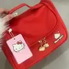 Nova bolsa de maquiagem fofa com tema de gato para mulheres, design estiloso, portátil, grande capacidade, perfeita para viagens, artigos de higiene pessoal e produtos de skincare, atacado com frete grátis