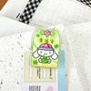 Clip de sellado de papelería con diseño de dibujos animados para regalo decorativo, clip de notas, clip de polipropileno, para chica estudiante, bonito producto pequeño