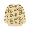 Outono estilo europeu e americano novo suéter infantil padrão dos desenhos animados infantil pescoço redondo pullover bebê manga comprida top