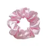 Conjunto de Elásticos de Cabelo Intestino Mais Vendidos da Amazon Cross-Border Cor Sólida Tecido Flor de Cabeça Rabo de Cavalo Elástico Acessórios de Cabelo Atacado